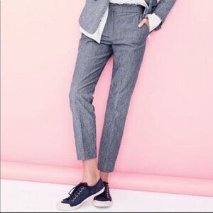 J. Crew cotton/linen chambray pants